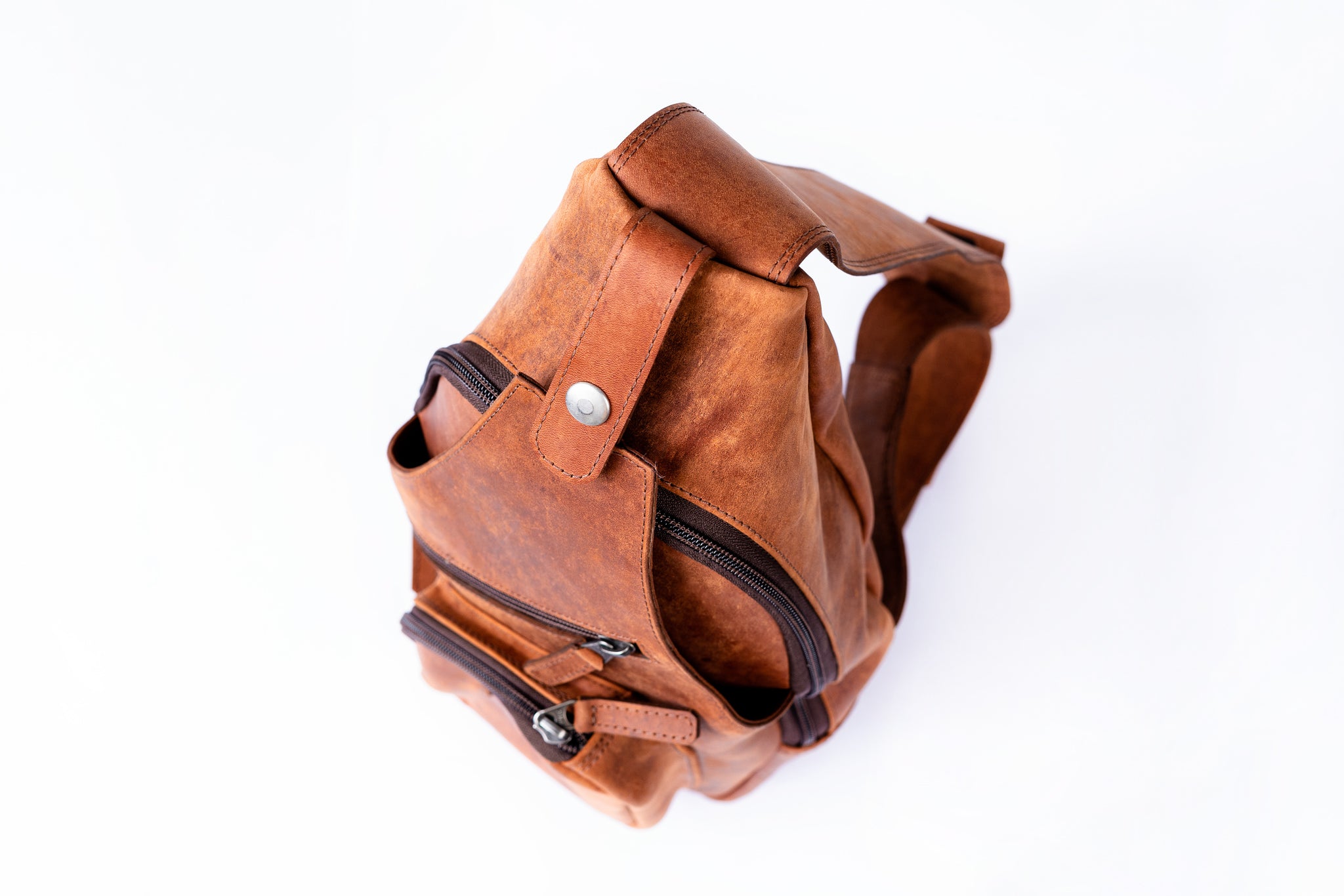 Adventure Backpack - Sling Leather Bag